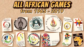 ALL AFRICAN GAMES from 1965-2019