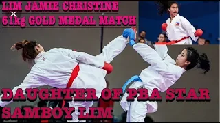 JAMIE CHRISTINE LIM/KARATE VICTORY 61kg GOLD MEDAL MATCH WITH INDONISIAN 30TH SEA GAMES 2019
