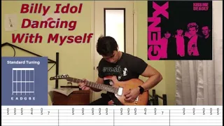 Billy Idol Dancing With Myself Guitar Lesson and Tabs