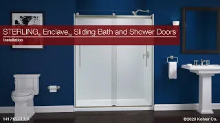 Installation - Enclave Sliding Bath and Shower Doors