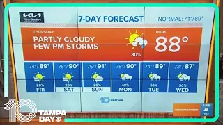 10 Weather: Thursday morning forecast; May 18. 2023