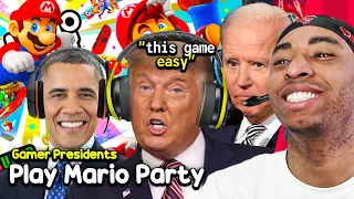 The Presidents Play Mario Party FT Markiplier
