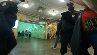 Станция Комсомольская, прогулка с Бабушкиным