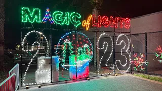 Daytona International Speedway Christmas Lights Display | Magic of Lights 2023