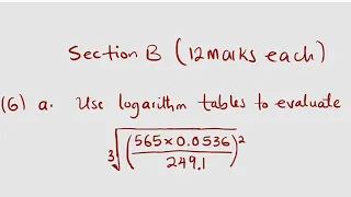 NECO 2022 Question 6 | Using Logarithm tables to evaluate values