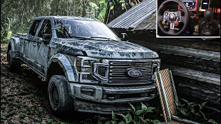 Rebuilding a FORD SUPER DUTY F-450 Platinum - Forza Horizon 5 - Logitech g29 Gameplay. (OFFROAD)