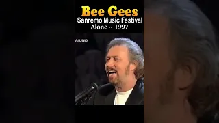 Bee Gees Sanremo Festival 1997: Alone #shorts