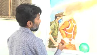 PAINTING WITH FINGERS  A TRIBUTE TO THE BRAVE HEARTS