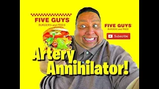 Five Guys® Secret Menu Item: The Artery Annihilator Burger!