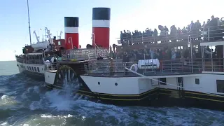 Waverley Paddle Steamer from Southend Pier to the Thames Estuary WW2 Maunsell Forts