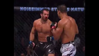 Luke Rockhold says F*ck You then rocks Paulo Costa