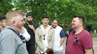 Beautiful Conversation Interrupted By Jealous Christian! Hamza Ali Dawah Speakers Corner Sam Dawah