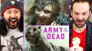 ARMY OF THE DEAD Official TRAILER REACTION!! (Trailer #2 | Zack Snyder | Netflix)