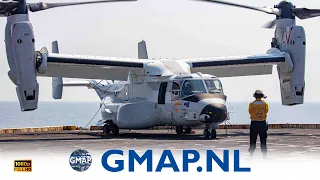 CMV-22 Osprey Carrier Onboard Delivery CVN-70 Carl Vinson