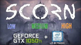 GTX 1050 Ti in Scorn (2022) Benchmark All Graphics Setting + i7 8750h