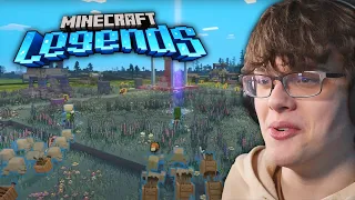 Draven's 'Minecraft Legends' Official Gameplay Trailer REACTION!