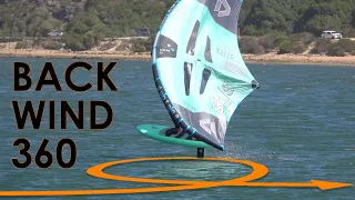 Wing-Foil Backwinded 360, how to (downwind version)