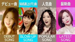 KPOP GIRL GROUP HISTORY 2023 | デビュー vs 知名度上げた曲 vs 人気曲 vs 最新曲 | Debut vs Blow-up vs Popular vs Latest