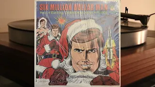 The Six Million Dollar Man - Hear 4 Exciting Christmas Adventures - vinyl lp album 1978 - #story