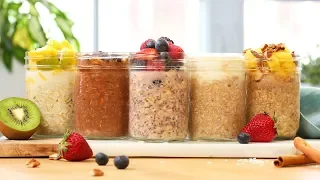 5 NEW Overnight Oatmeal Recipes