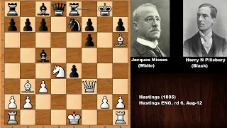 Why Castle: Jacques Mieses vs Harry N Pillsbury - Hastings (1895)