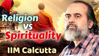 Religion vs Spirituality || Acharya Prashant, with IIM Calcutta (2022)