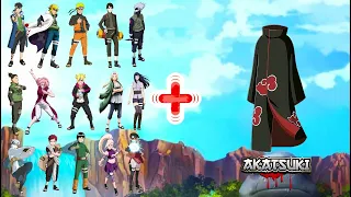 Naruto Characters in Akatsuki Mode || ANIME || Naruto Shippuden #naruto #anime