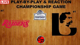 #7 NORTHWEST FLORIDA STATE vs #1 JOHN A LOGAN NJCAA D1 BASKETBALL CHAMPIONSHIP LIVE PLAY-BY-PLAY