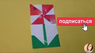 Вы просили - я показываю. Пэчворк-схема лоскутный блок-цветок