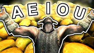 Skyrim But EVERY TIME I Say A Vowel Cheese Spawns