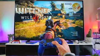 Testing The Witcher 3: Wild Hunt On The PS4 POV Gameplay Test, Story Mode, Unboxing