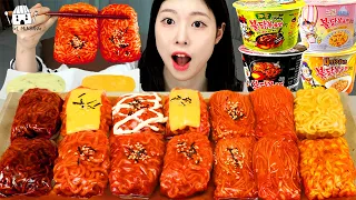 ASMR MUKBANG| 직접 만든 불닭볶음면 불닭쌈 먹방 & 레시피 FIRE NOODLES EATING