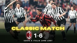 AC Milan vs Juventus 1-6 || Serie A Italy 1996-1997