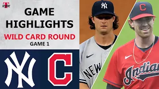 New York Yankees vs. Cleveland Indians Game 1 Highlights | Wild Card Round (2020)