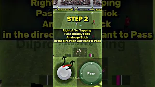 Pass & Move Tutorial in 2 Step #cr7 #efootball2024 #pes