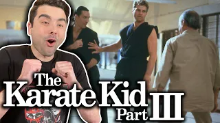 MR. MIYAGI IS A TOTALLY BADASS!! THE KARATE KID PART 3 MOVIE REACTION FIRST TIME WATCHING!