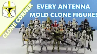 Clone Corner #40- Every 3.75" Antenna Mold Clone Trooper Figure EVER