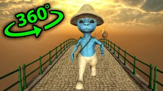 We Live, We Love, We Lie But it's VR 360 degree video | Blue Smurf Cat chasing 360 VR