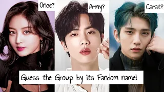 Guess The K-Pop Group By Their Fandom Name! (KPOP GAME)