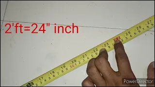 How to read measure tap. inch ft m, cm, mm and all about the marking of 1' ,2 ' ,4' 64"etc