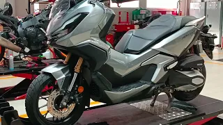 adv350 the first 1000 km change oil engine