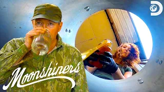 Making Moonshine Infused with Honey and Wild Walnuts! | Moonshiners