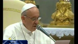 La visita di Papa Francesco alla Grotte Vaticane