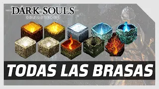 Ubicación de TODAS LAS BRASAS en Dark Souls Remastered