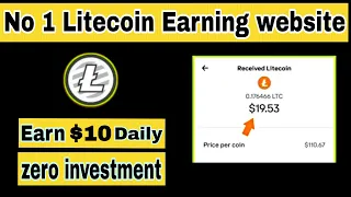 No 1 Litecoin Earning website || Earn Litecoin Free Daily || Free Crypto Earn without investment