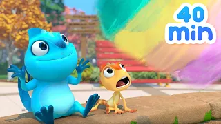 Cam & Leon | COLOR CLOUD (COMPILATION) Cartoon for Kids | Funny Cartoon