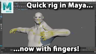 Upgrading a Quick-Rig with fingers (using HumanIK)