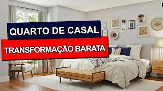 QUARTO DE CASAL: 5 transformações Incríveis GASTANDO POUCO