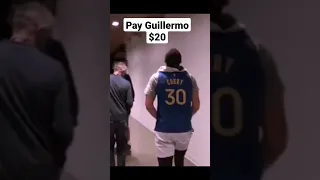 Pay Guillermo $20 #stephencurry #nbamediaday2022