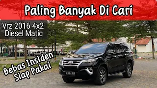 DI JUAL TOYOTA FORTUNER VRZ 2016 DIESEL MATIC || FULL ORIGINAL UPGRED CRUISE CONTROL